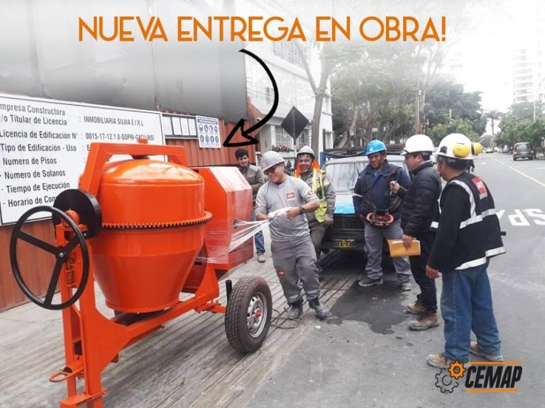 mezcladora de concreto cliente cemap 5