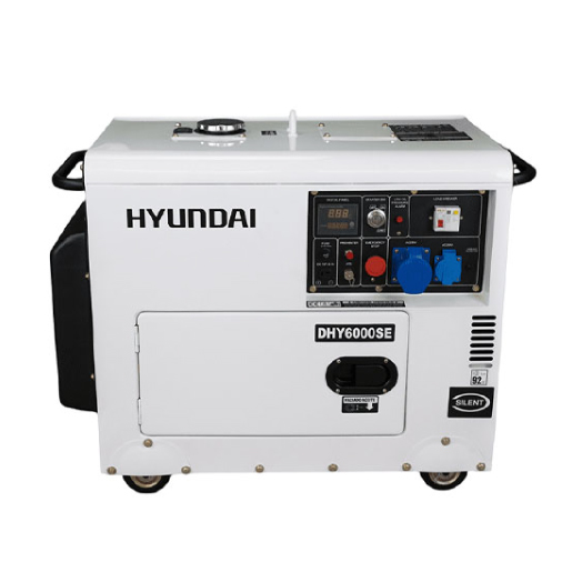 Generador Diesel Insonoro Hyundai DHY6000SE